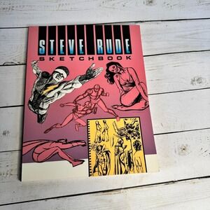 Steve Rude Sketchbook First Printing 1989 Paperback Fictional Arts & Photography